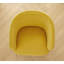 Fauteuil d'appoint en velours avec coussin-1005279766