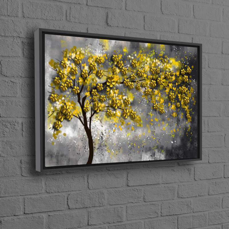 Abstract Tree Poster as Versatile Botanical Canvas Print for Wall Art and Unusual 3D Decor Ideal to Gift for Home Enhancement