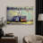 Pop Urban Street "Life Is Short, Chill The Duck Out Banksy Colorful Framed Canvas Print Wall Art-97558617-97558615-119461172