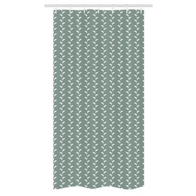 Meadview Geometric Shower Curtain with Hooks Included