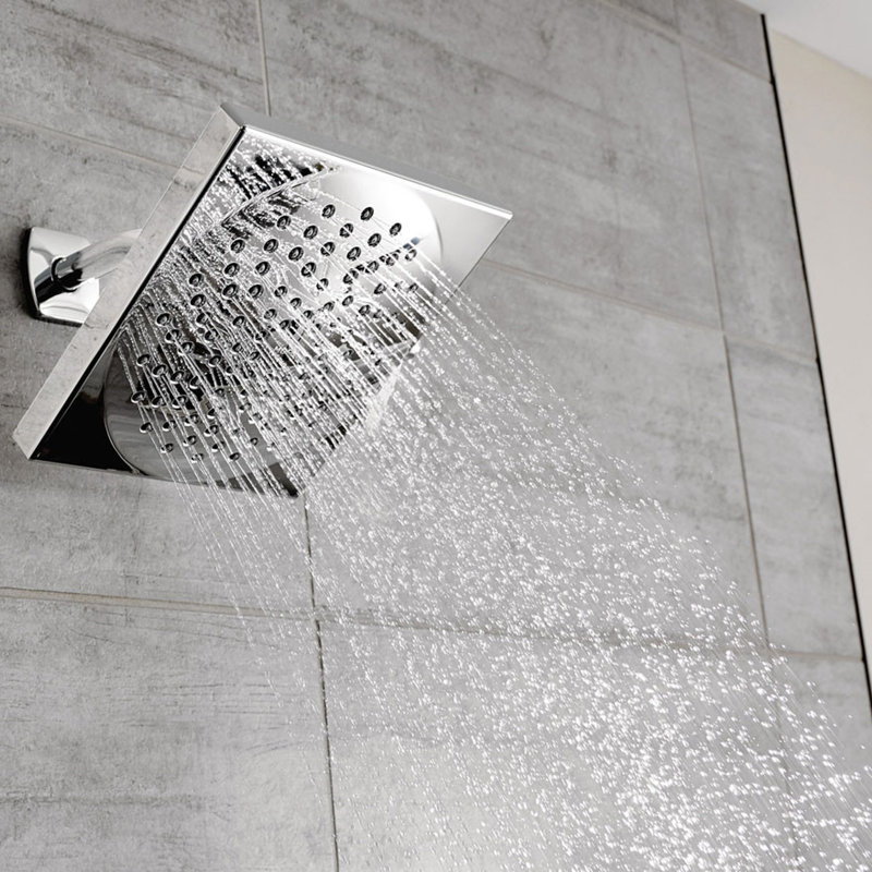 Robinet de baignoire et douche 90 degrés avec Posi-Temp, Noir mat