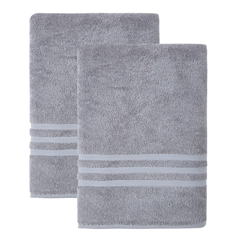 Kressley Midweight Bath Towel, Gray