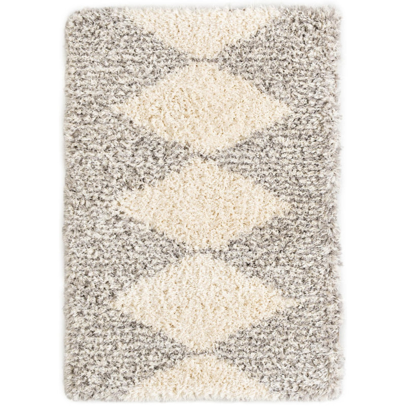 Tarquinio Rug, Gray, Rectangle 4'1'' x 6'1''
