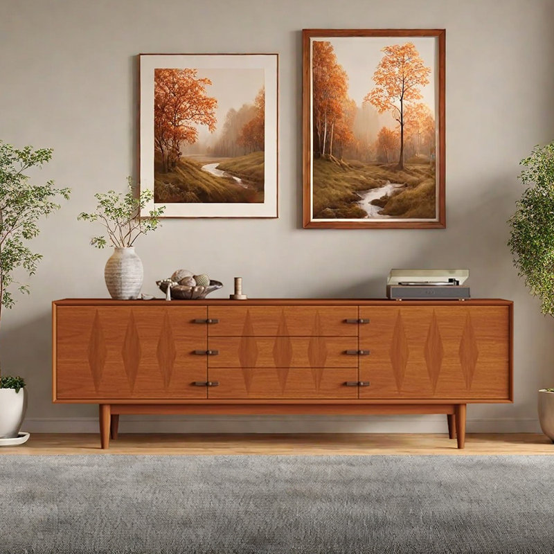 Classical design minimalist TV cabinet
