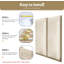 Peel and Stick Upholstered Wall Paneling with Faux Leather-660824893-660824894
