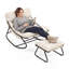 Outdoor Rocker Chair with Stool-364791102