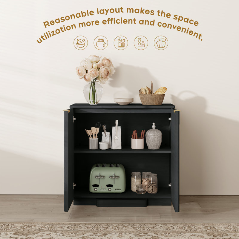 Meuble télé modulaire 3 pièces Designer, Noir