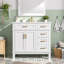 Meuble-lavabo moderne 36 "avec lavabo en céramique-1961330628