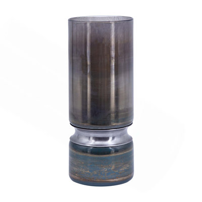 Vase en verre D5.1X13.2 "