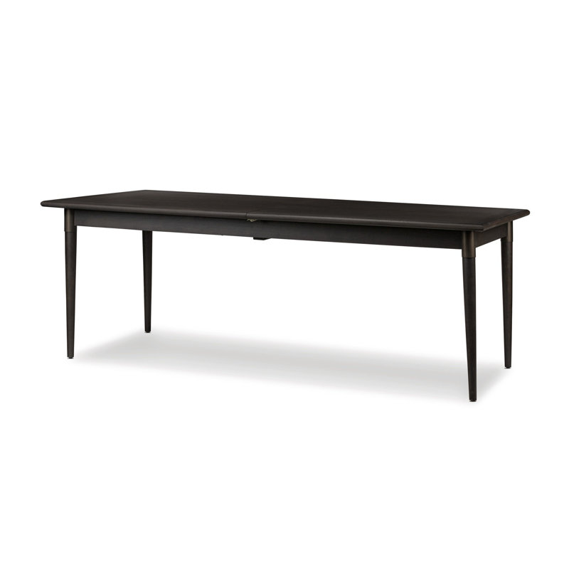 Harper Solid Wood Dining Table, Black