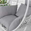 Egg-shaped single swing basket seat cushion