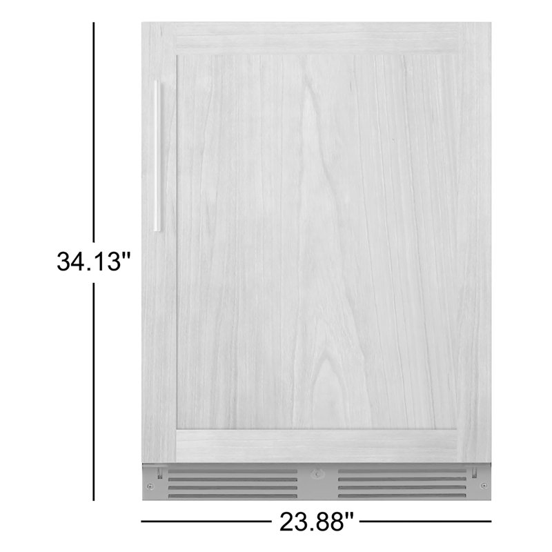 24" Dual Zone Wine Cooler, Right