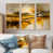 Toile naturelle avec cadre flottant