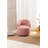 Swivel Accent Armchair Barrel Chair With Powder Coating Metal Ring-1122601914