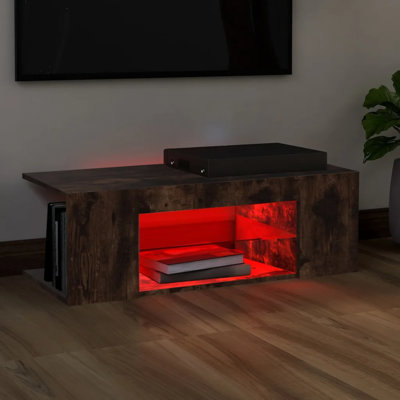 vidaXL TV Stand with LED Lights Entertainment Center TV Media Console Unit by VidaXL