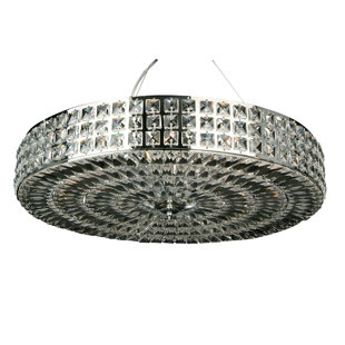 Pendentif en cristal LX série 9-lumière