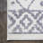 Malmesbury Moroccan Geometric Diamond Ivory/Gray Rug-1230717681