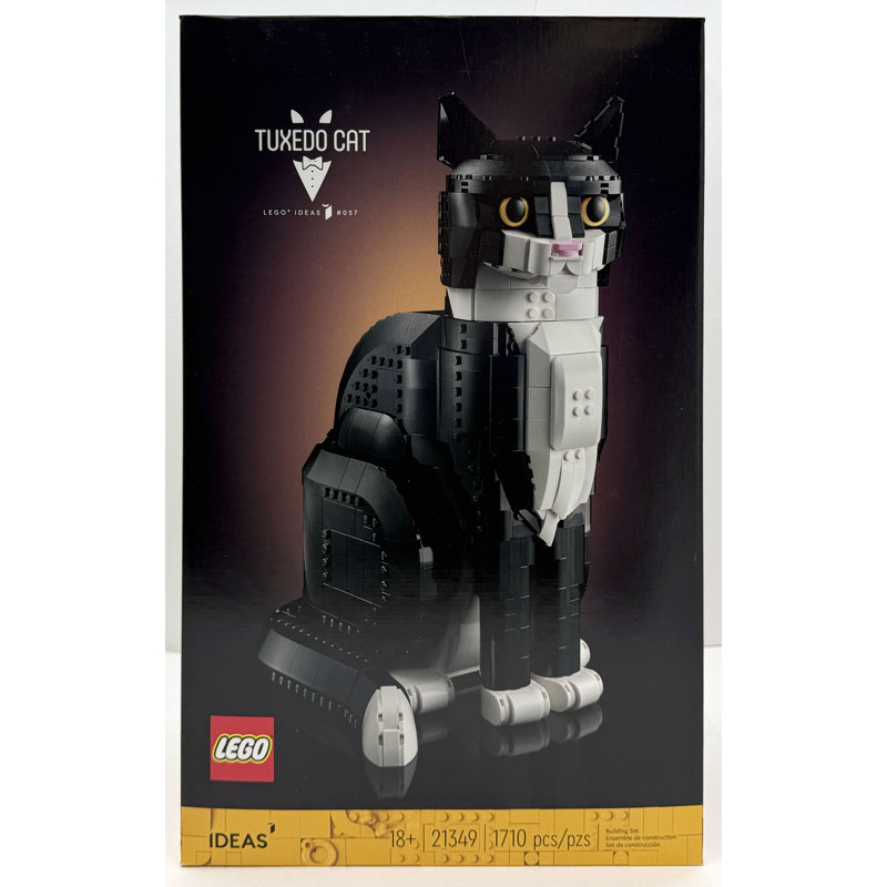 Ensemble de construction LEGO 21349 Ideas Tuxedo, 1710 pièces, pour adultes de 18 ans et plus
