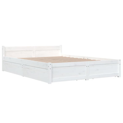 Bed Frame with Drawers
