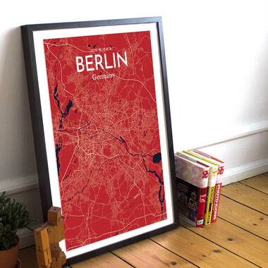 'Berlin' - Unframed Graphic Art Print on Paper