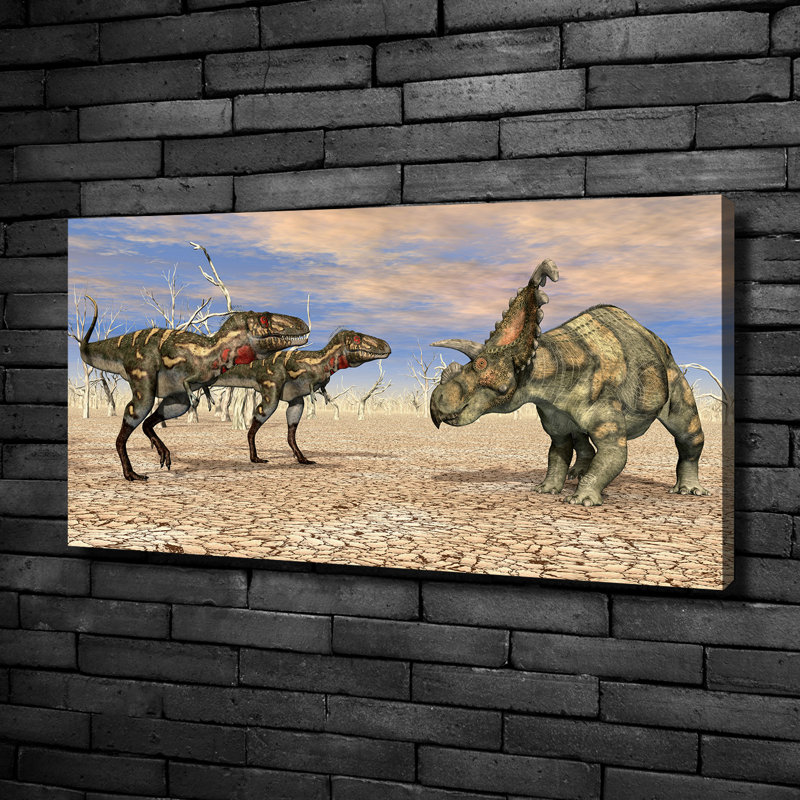 Dinosaurs - No Frame Print on Canvas