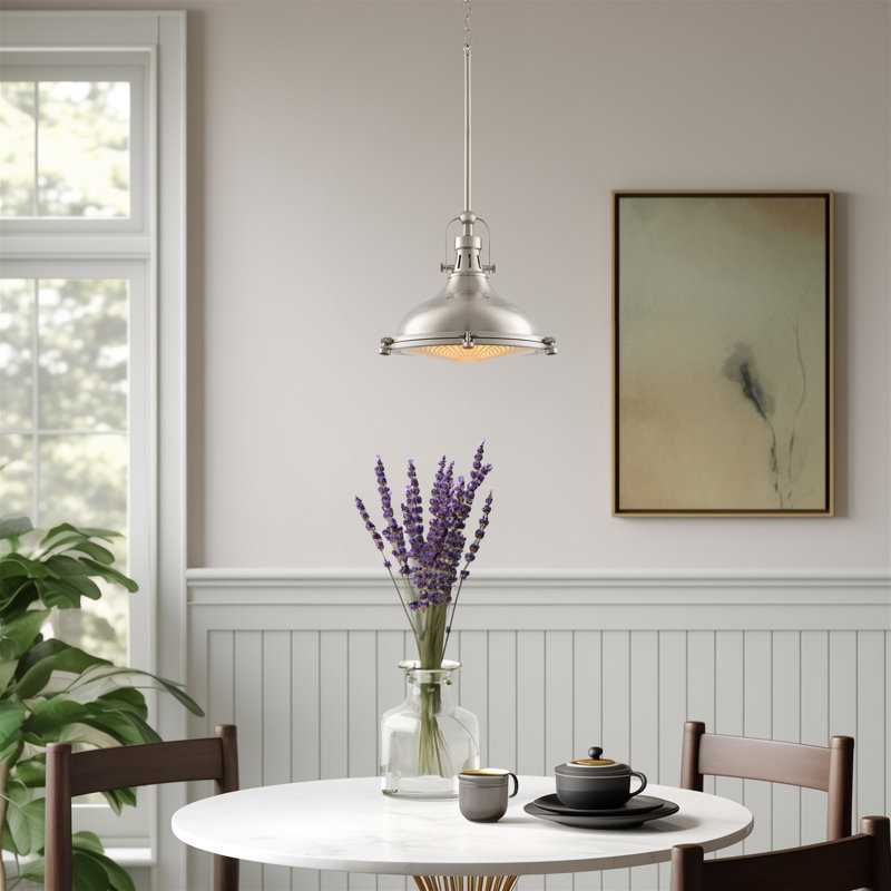 Moyers 1 - Light Single Pendant, Brushed Nickel