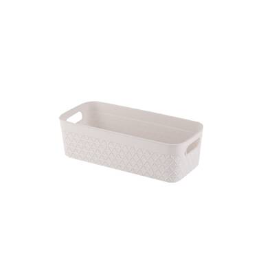 Rectangular Plastic Jali Basket 2No., For Home