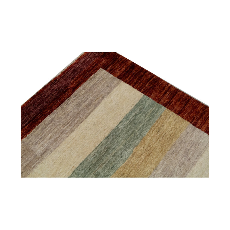 Hand-Knotted High-Quality Red Area Rug