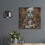 «Hipster Dog - Boxer» par Rey Klimt, art mural en métal-1192912419