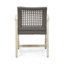 Chaise de salle à manger en bois et osier Hampton (ensemble de 2)-551538806-551538800