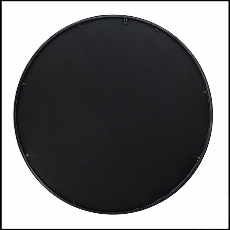Miroir mural rond en verre antique D36