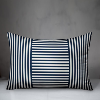 Patchwork Stripe Lumbar Pillow