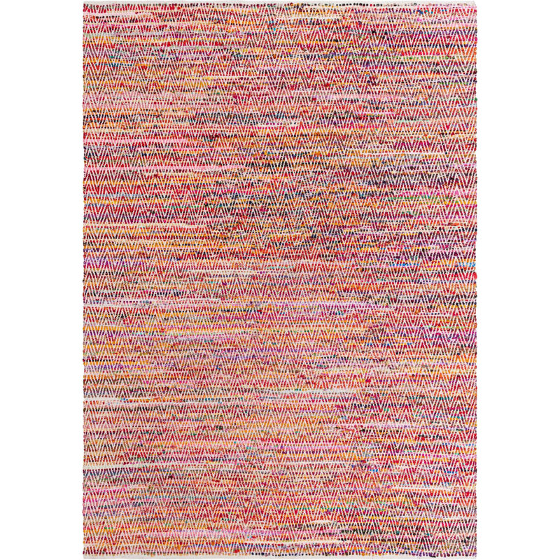 Drakeford Cotton Chevron Indoor Rug, Rectangle 10' x 14'1"
