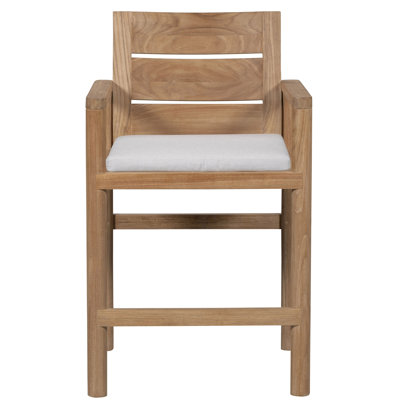 Horizon Outdoor Teak Bar Stool