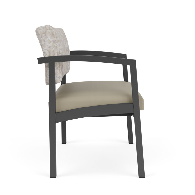 Chaise en acier Lenox, Gris anthracite, Kaleidoscope Iceberg - Tour de guet Sentry
