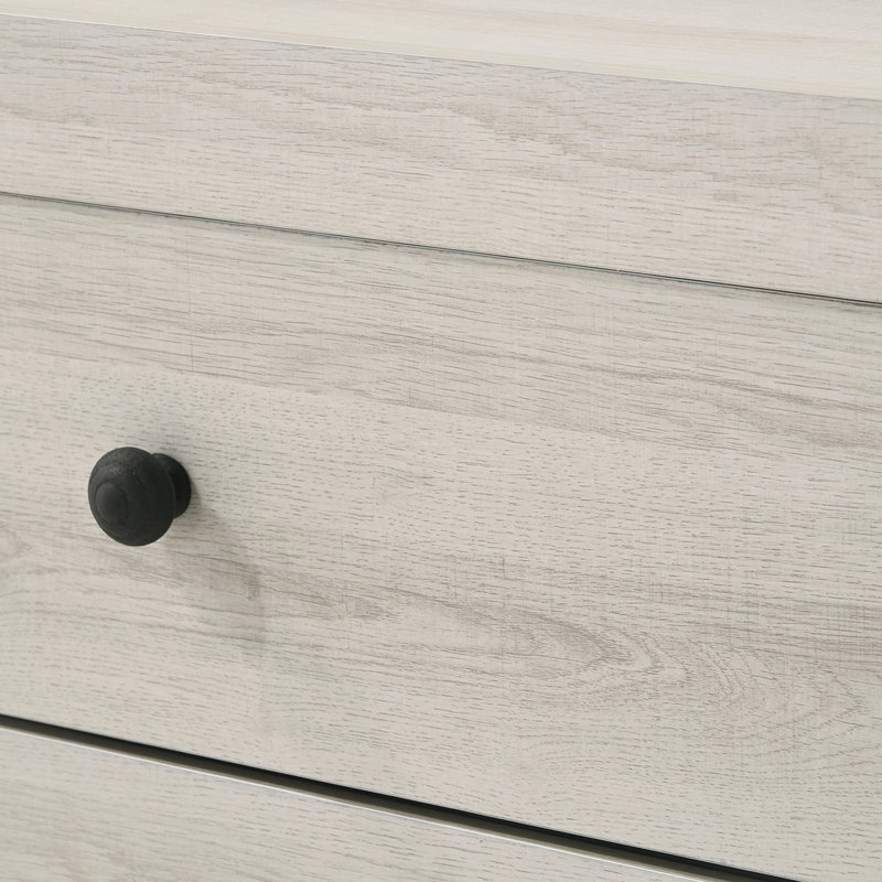 Modern Elegance Nightstand, White Washed