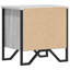 Alliyah 40cm W Metal Bedside Table-758425478