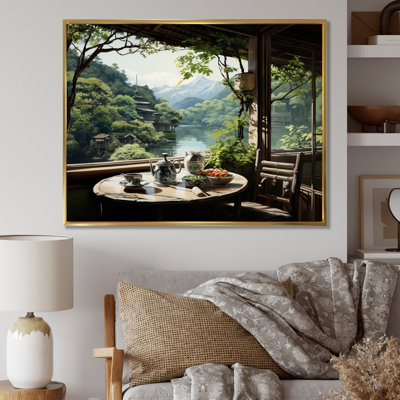 Japan Art Teahouse Serenity - Japan Art Wall Art