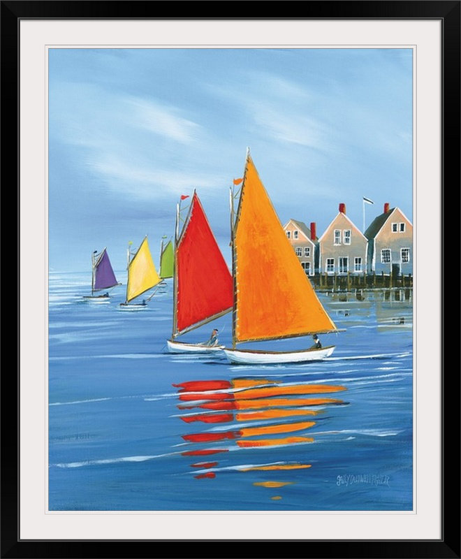 Sally Caldwell Fisher " Mariner " by Sally Caldwell Fisher, 30" H x 24" W x 1.5" D, Canvas