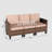 Kisner 78" W 3 - Person Outdoor Wicker Patio Sofa With Cushions-1917445253