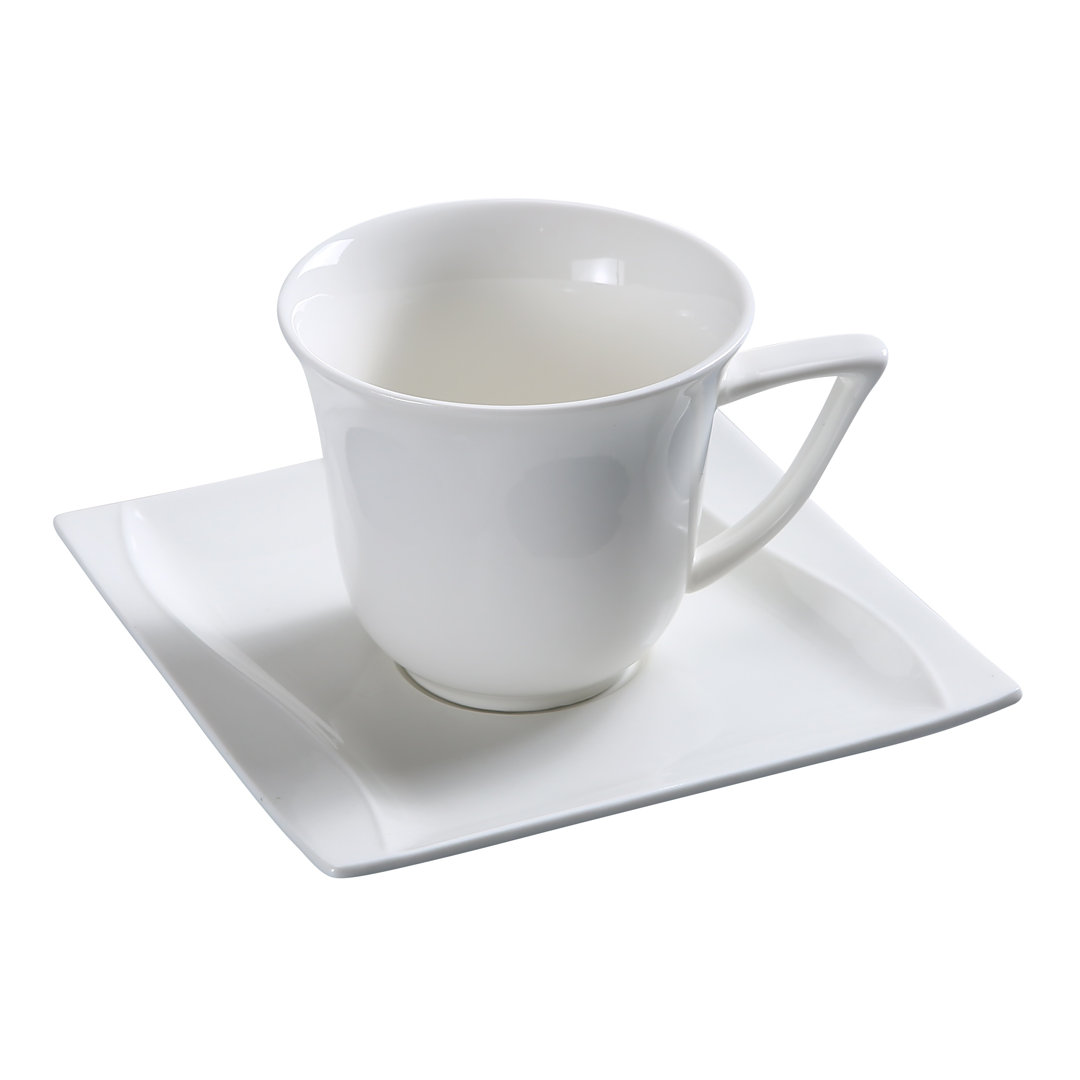 Sea Wave Bone China Coffee Mug (Set of 36) Yanco