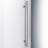 DreamLine Enigma Air 34 3/4 inch D x 48 3/8 inch W x 76 inch H Frameless Sliding Shower Enclosure in Polished Stainless Steel-20961253