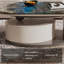 Table basse simple ovale en pierre supercristalline-107393358-107393359