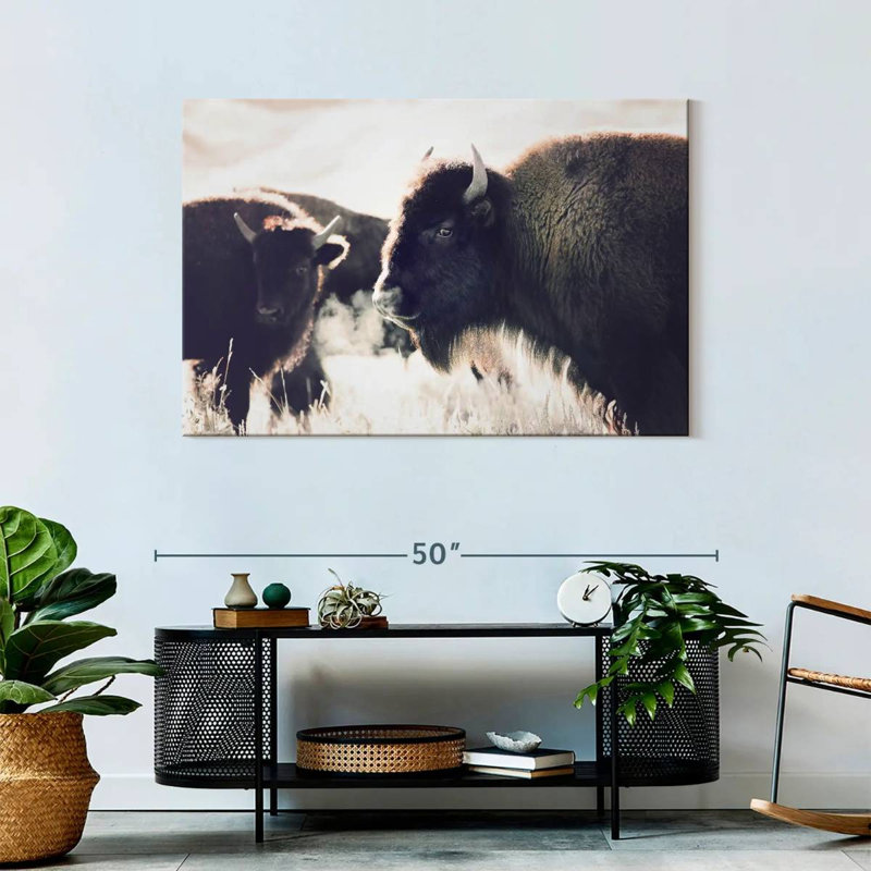 Brampt Buffalo Pasture, 30" H x 45" W