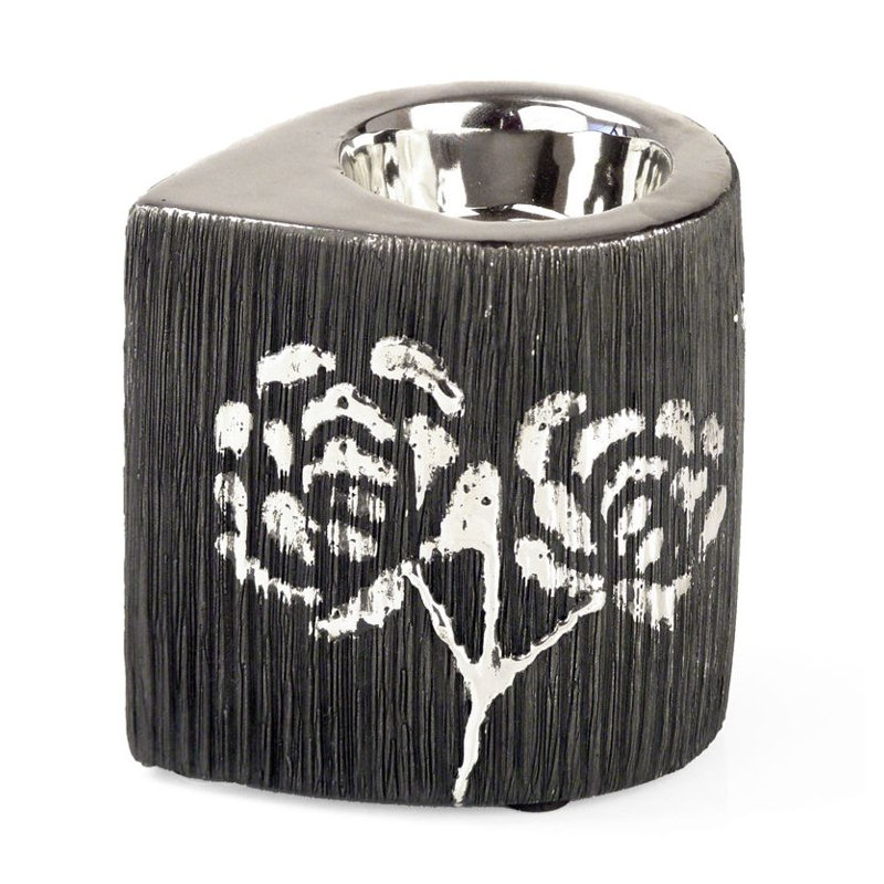 Ardenheim Concrete / Cement Tealight Holder, 9cm H x 9cm W x 6.5cm D
