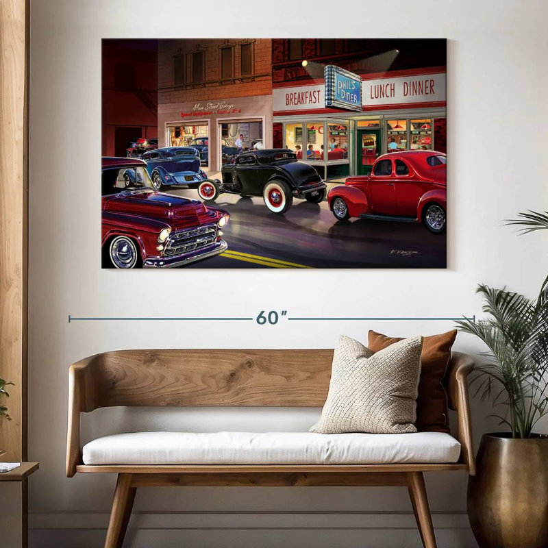 Phil's Diner, 34" H x 51" W