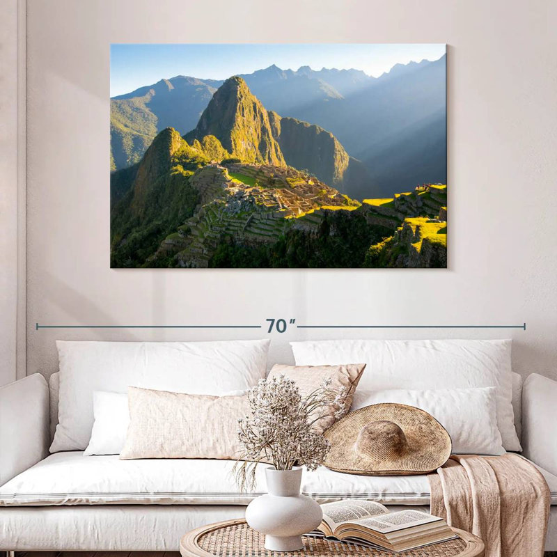 Lilie Morning At Machu Picchu, 32" H x 48" W