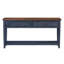 Wauneta Fully Assembled Farmhouse Console Table with Drawers & Shelf, Coastal Entryway Table for Living Room or Hallway