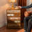 Retro Solid Wood Accent Cabinet