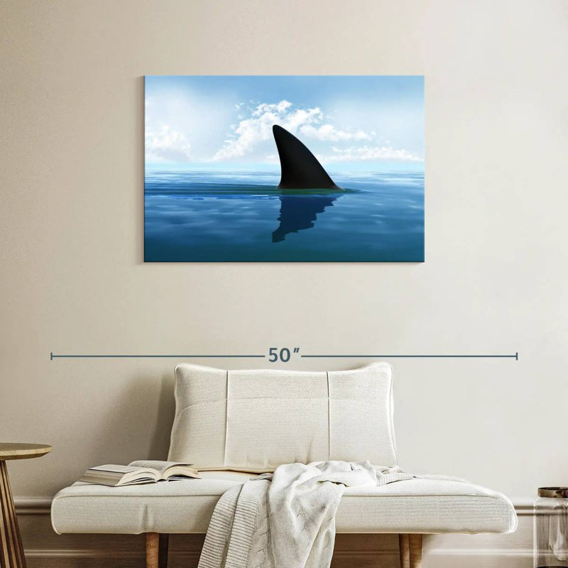 Crowle Shark Fin, 24" H x 36" W